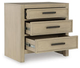 Calmoro Gray Nightstand from Ashley Furniture - Luna Furniture