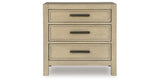 Calmoro Gray California King Bookcase Bed with Mirrored Dresser and Nightstand from Ashley - Luna Furniture