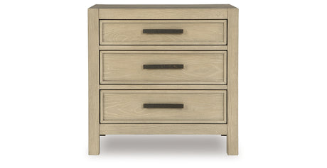 Calmoro Gray Nightstand from Ashley Furniture - Luna Furniture