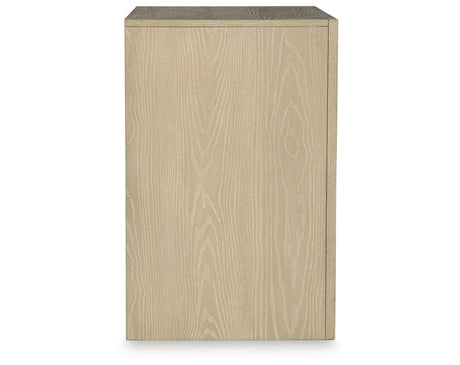 Calmoro Gray Nightstand from Ashley Furniture - Luna Furniture