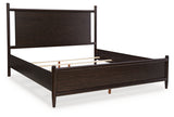 Dantenton Merlot King Panel Bed from Ashley Furniture - Luna Furniture
