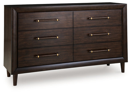 Dantenton Merlot Dresser from Ashley Furniture - Luna Furniture