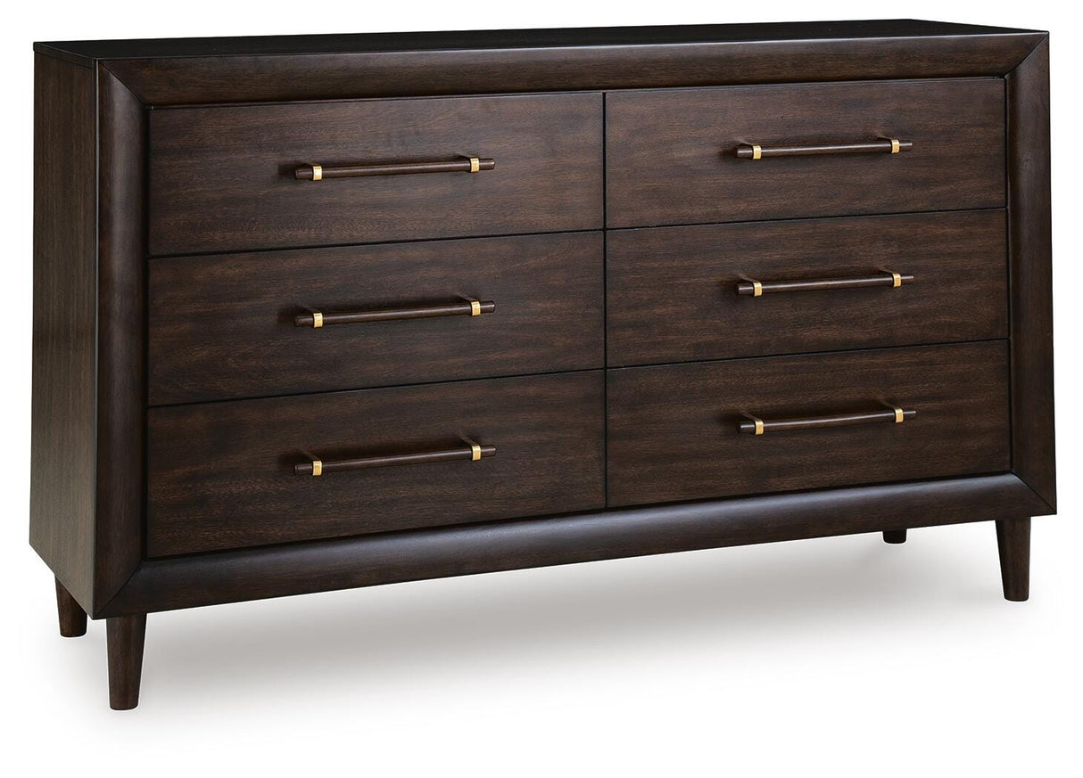 Dantenton Merlot Dresser from Ashley Furniture - Luna Furniture