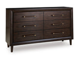 Dantenton Merlot Dresser from Ashley - Luna Furniture