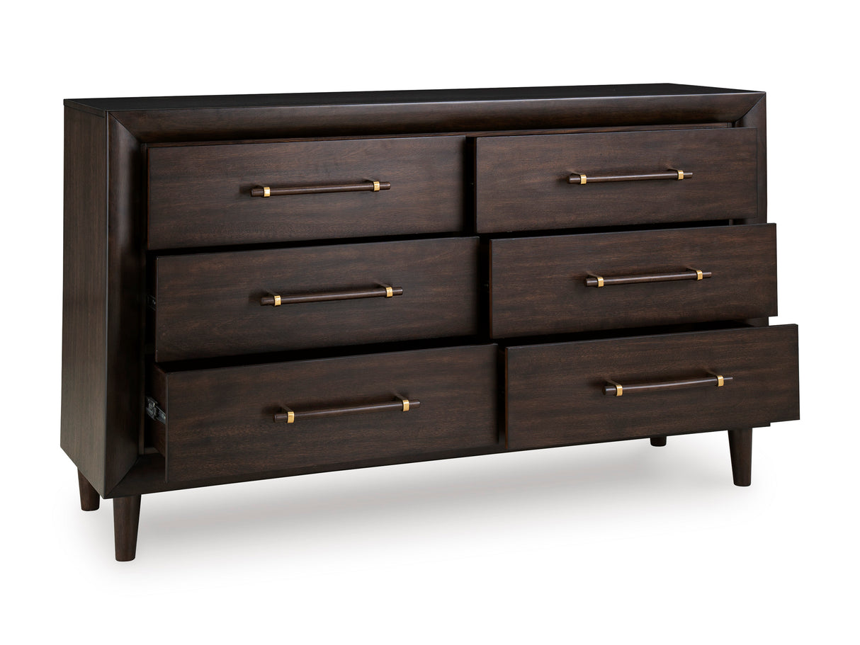 Dantenton Merlot Dresser from Ashley - Luna Furniture