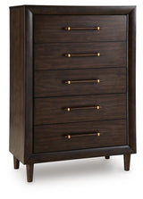 Dantenton Merlot Chest of Drawers from Ashley Furniture - Luna Furniture