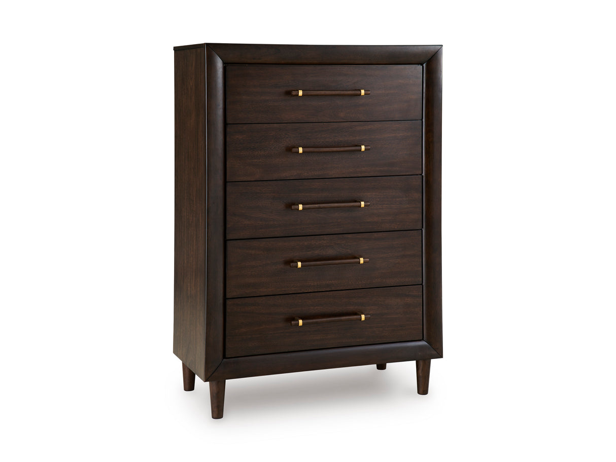 Dantenton Merlot Chest from Ashley - Luna Furniture