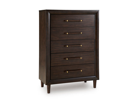 Dantenton Merlot Panel Bedroom Set from Ashley - Luna Furniture