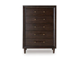 Dantenton Merlot Chest from Ashley - Luna Furniture