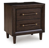 Dantenton Merlot Nightstand from Ashley Furniture - Luna Furniture