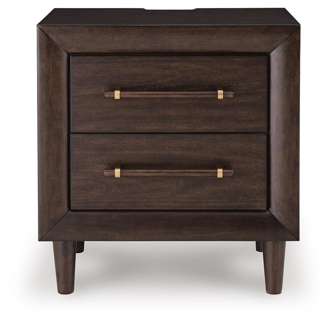 Dantenton Merlot Nightstand from Ashley Furniture - Luna Furniture