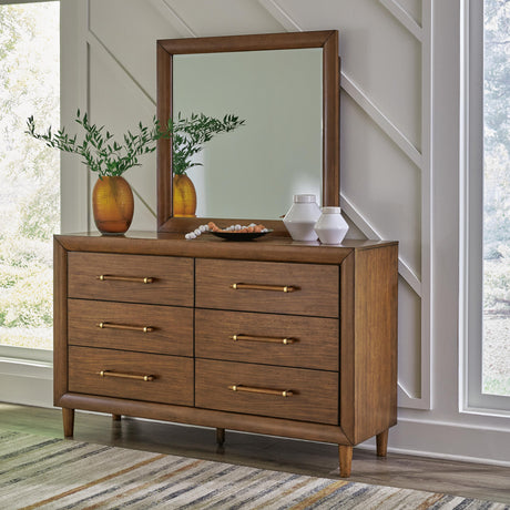 Lyncott Brown Dresser and Mirror from Ashley Furniture - Luna Furniture