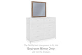 Tomtyn Light Brown Bedroom Mirror (Mirror Only) from Ashley Furniture - Luna Furniture