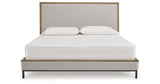 Tomtyn Light Brown California King Upholstered Platform Bed from Ashley Furniture - Luna Furniture