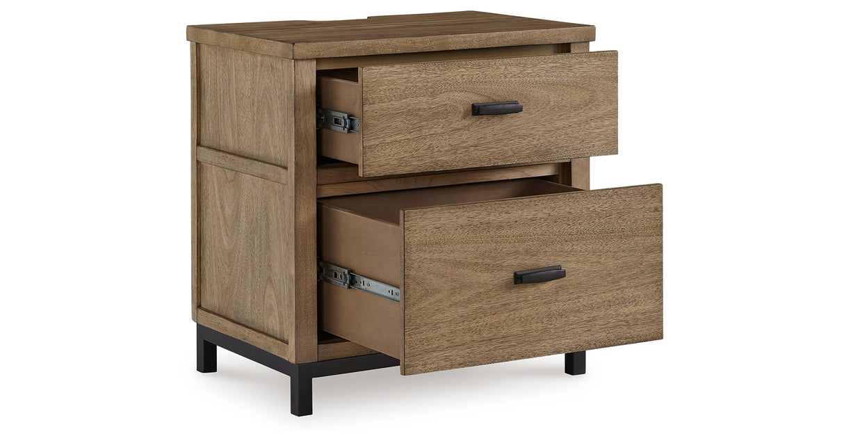 Tomtyn Light Brown Nightstand from Ashley - Luna Furniture