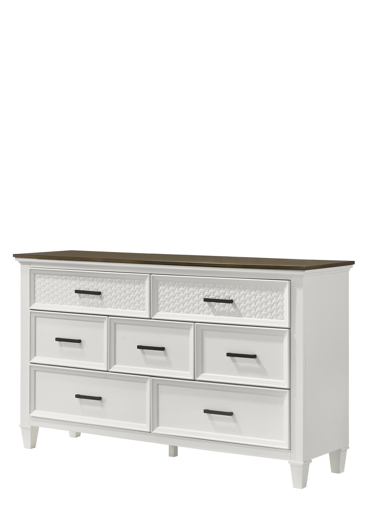 Everdeen White/Brown Dresser