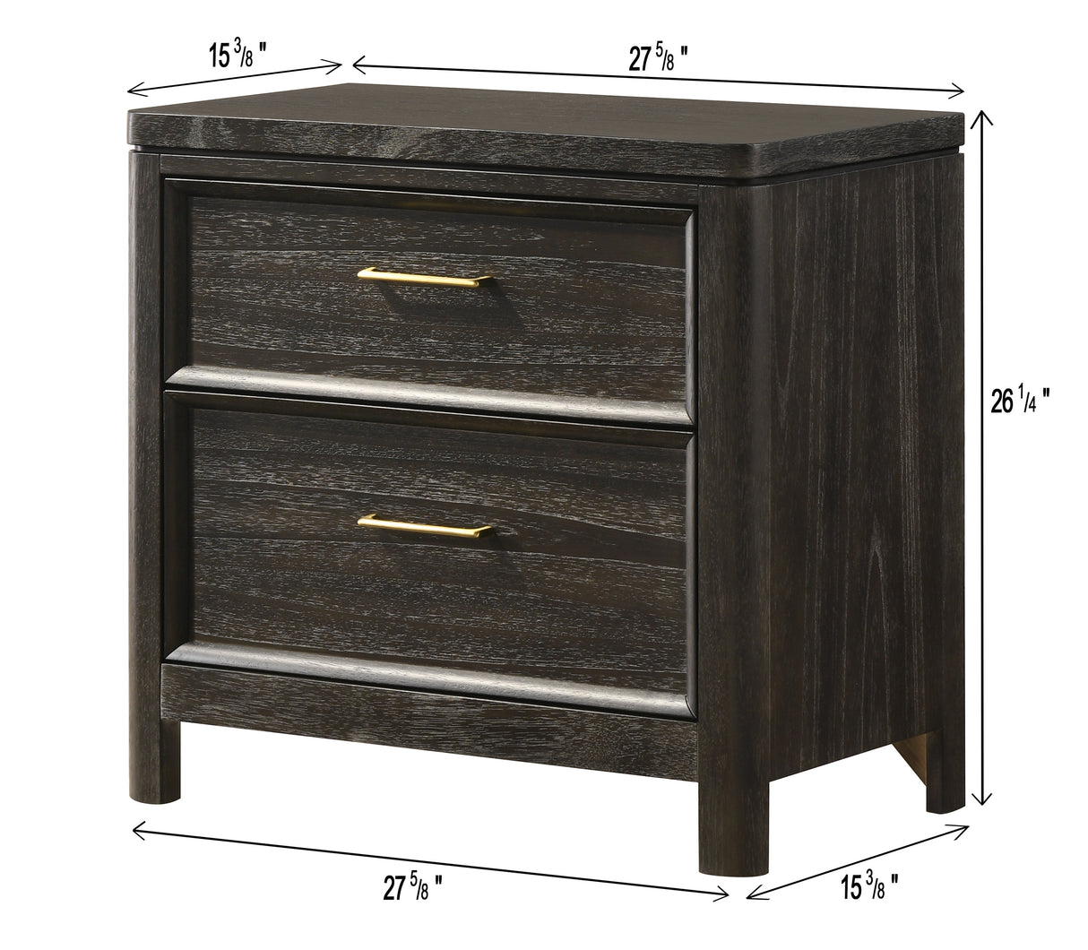 Ethel Dark Brown Bedroom Set from Crown Mark - Luna Furniture
