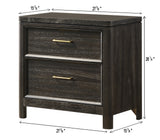 Ethel Dark Brown Bedroom Set from Crown Mark - Luna Furniture