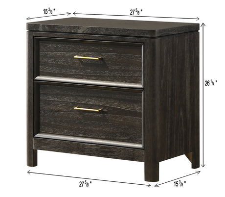 Ethel Dark Brown Bedroom Set from Crown Mark - Luna Furniture