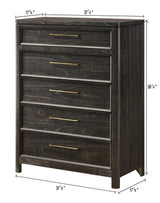 Ethel Dark Brown Bedroom Set from Crown Mark - Luna Furniture