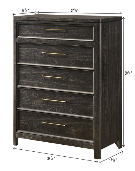 Ethel Dark Brown Bedroom Set from Crown Mark - Luna Furniture