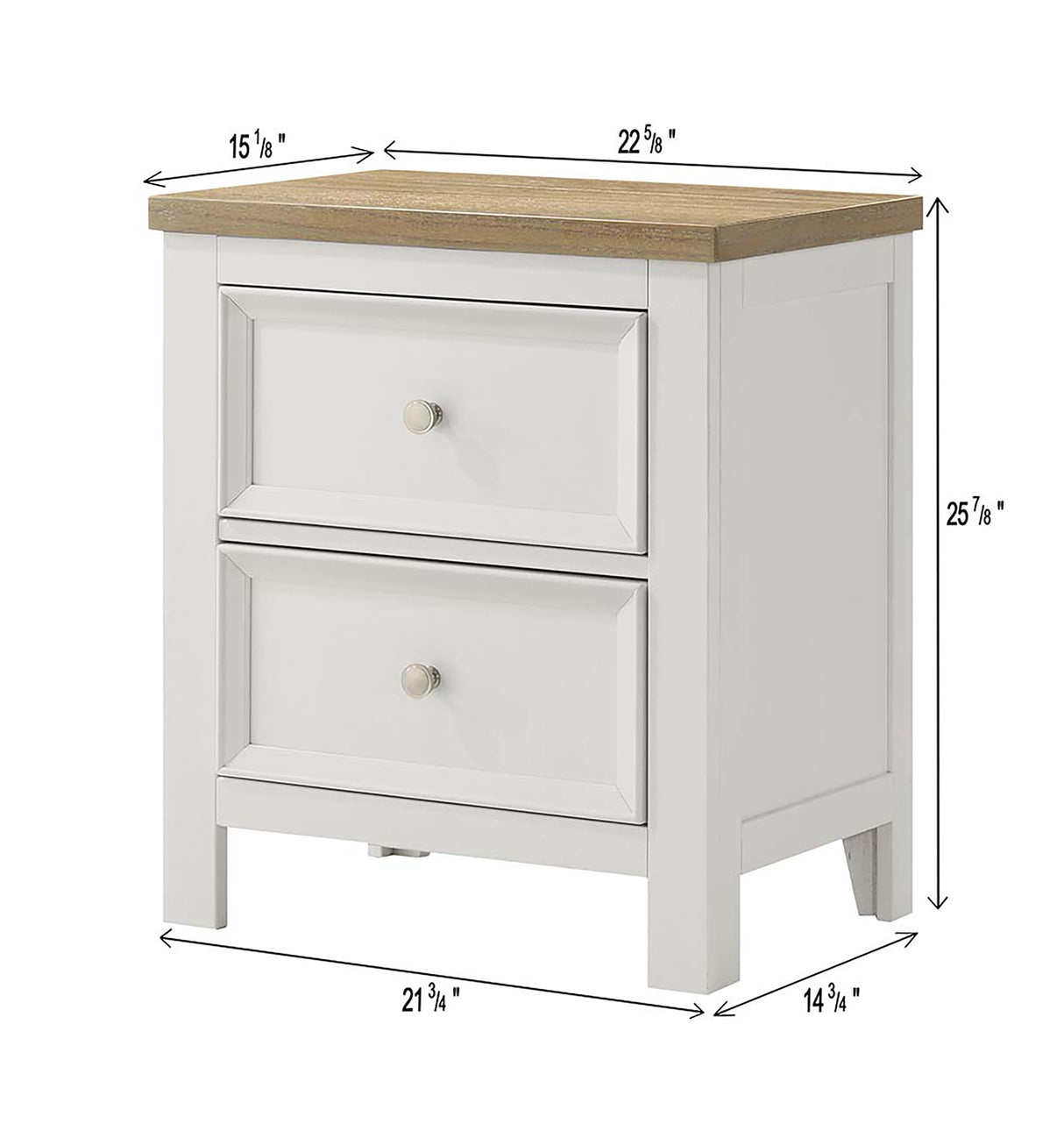 Aston White Storage Bedroom Set from Crown Mark - Luna Furniture