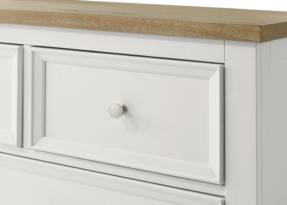 Aston White Storage Bedroom Set from Crown Mark - Luna Furniture
