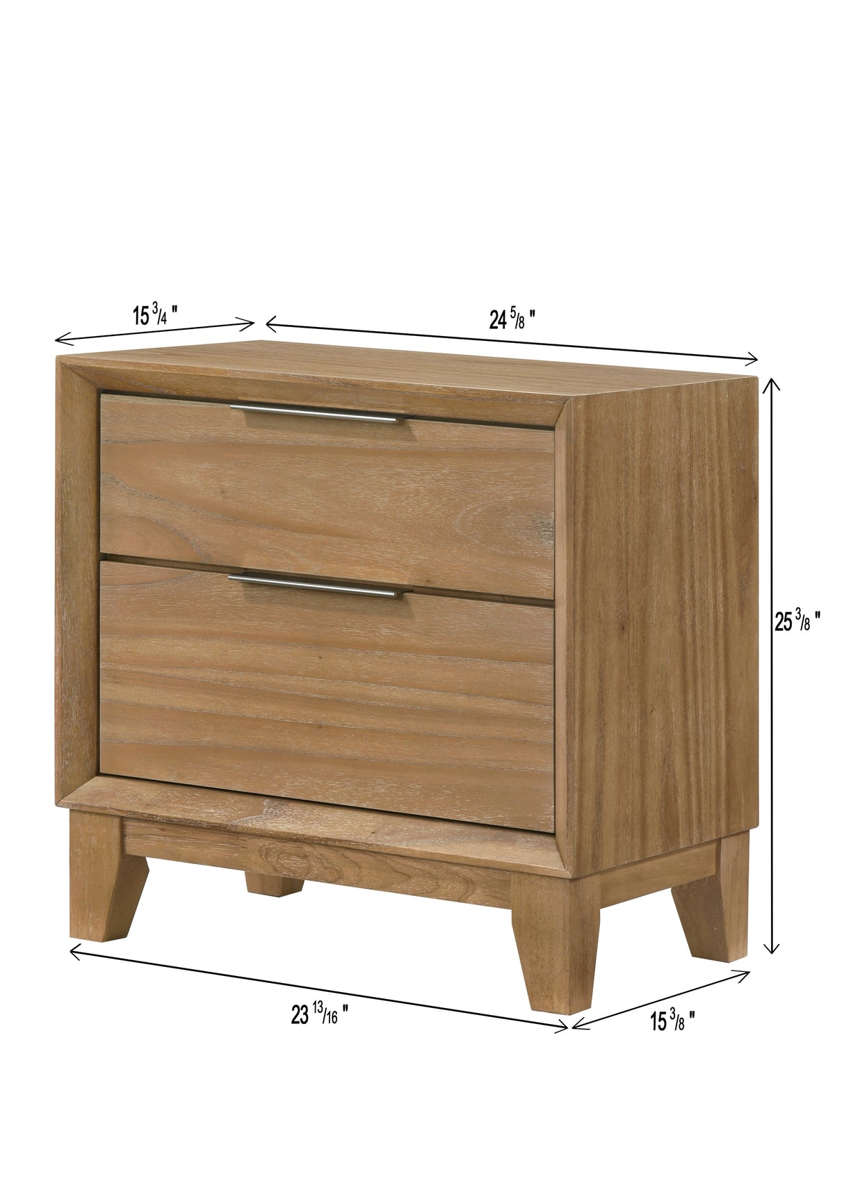 Florian Natural Wood Nightstand from Crown Mark - Luna Furniture