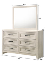 Lorraine Antique White Panel Bedroom Set from Crown Mark - Luna Furniture