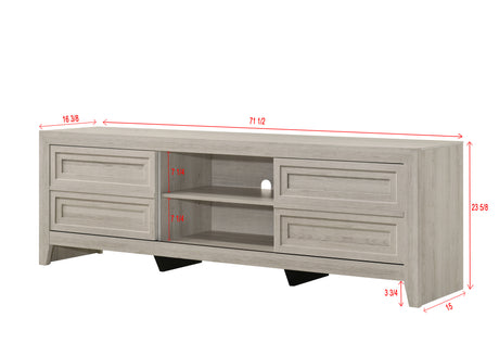Lorraine Gray TV Stand from Crown Mark - Luna Furniture