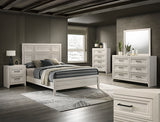 Lorraine Antique White Bedroom Mirror (Mirror Only) from Crown Mark - Luna Furniture