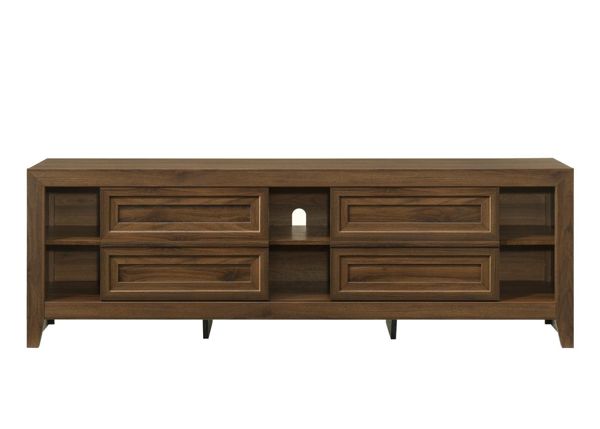 Lorraine Brown TV Stand from Crown Mark - Luna Furniture