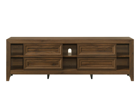 Lorraine Brown TV Stand from Crown Mark - Luna Furniture
