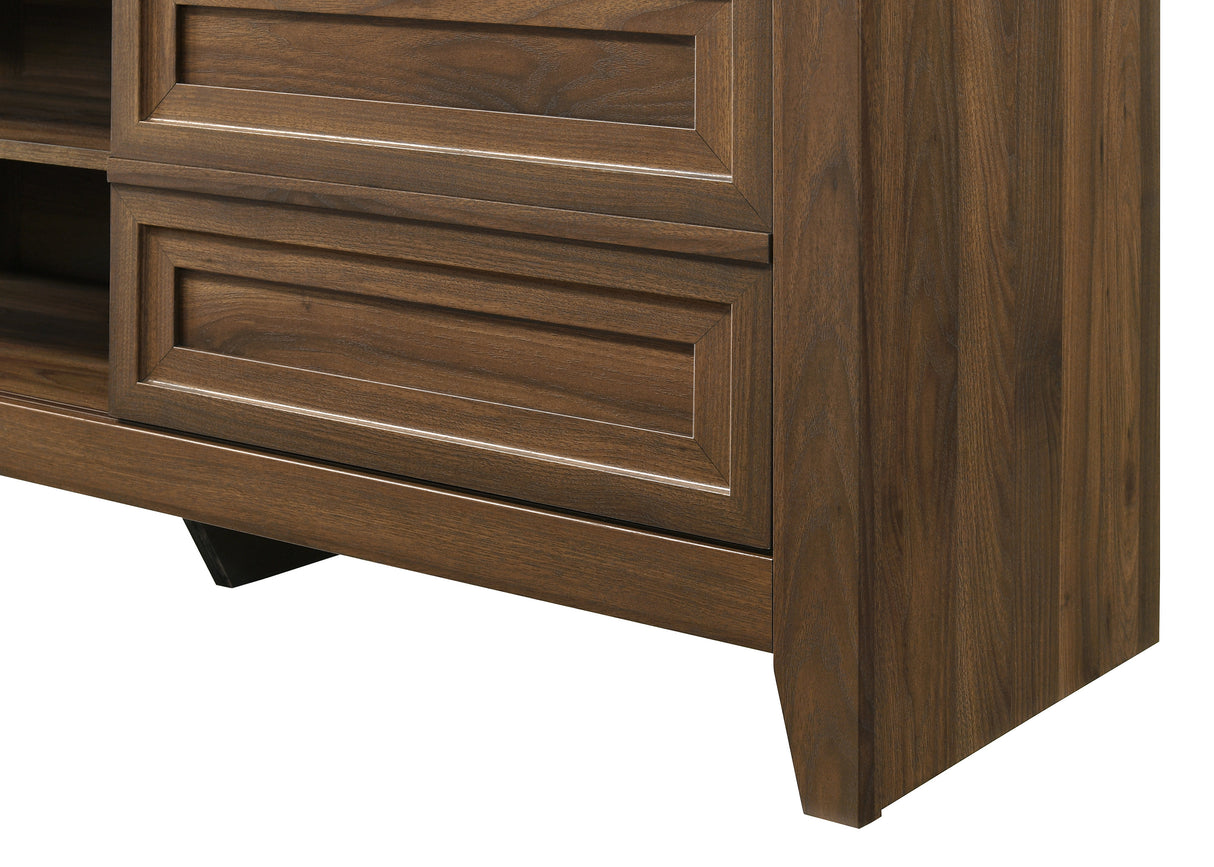 Lorraine Brown TV Stand from Crown Mark - Luna Furniture