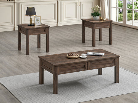 Lorraine Brown 3-Piece Cocktail Set from Crown Mark - Luna Furniture