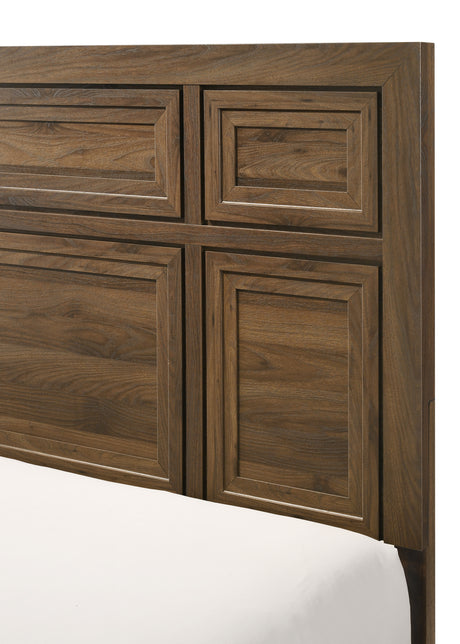 Lorraine Brown Full Bed from Crown Mark - Luna Furniture