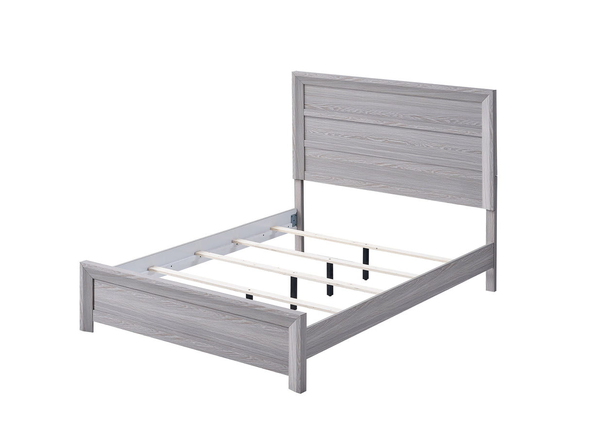 Adelaide Driftwood King Panel Bed