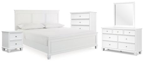 Fortman White Panel Bedroom Set from Ashley - Luna Furniture