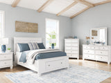 Fortman White Storage Youth Panel Bedroom Set from Ashley - Luna Furniture