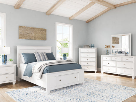 Fortman White Storage Youth Panel Bedroom Set from Ashley - Luna Furniture