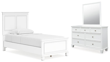 Fortman White Youth Panel Bedroom Set from Ashley - Luna Furniture