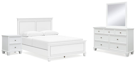 Fortman White Panel Bedroom Set from Ashley - Luna Furniture