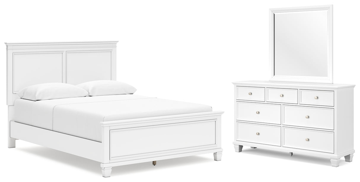 Fortman White Panel Bedroom Set from Ashley Furniture - Luna Furniture