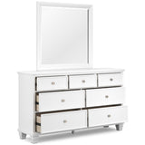 Fortman White Panel Storage Bedroom Set from Ashley - Luna Furniture