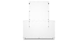 Fortman Queen Panel Bed with Mirrored Dresser and Chest in White from Ashley Furniture - Luna Furniture
