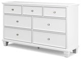 Fortman White Dresser from Ashley - Luna Furniture