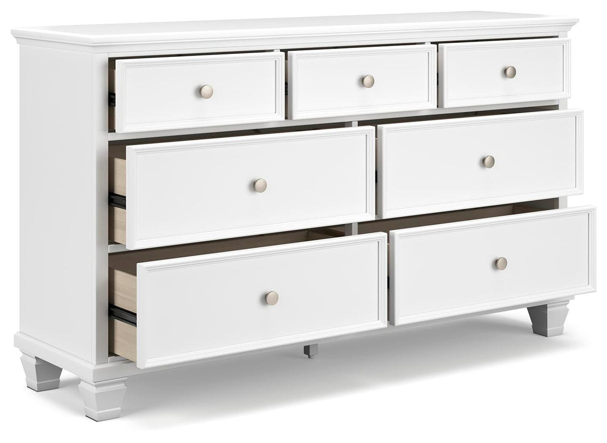 Fortman White Dresser from Ashley - Luna Furniture
