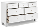 Fortman White Dresser from Ashley - Luna Furniture