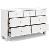 Fortman White Panel Storage Bedroom Set from Ashley - Luna Furniture