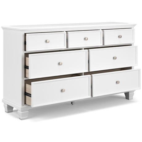 Fortman White Panel Storage Bedroom Set from Ashley - Luna Furniture